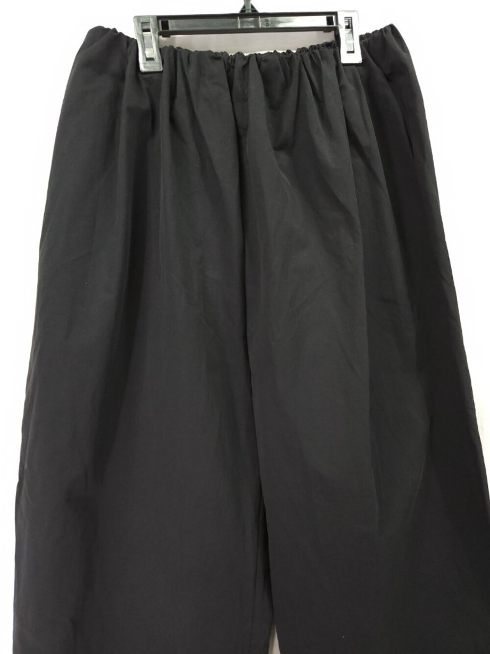 Lioness Black Wide Leg Trousers Size Small Minimalist Lagenlook Pull On Pockets - Picture 13 of 15